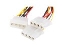 Rosewill Model RCW-300 8" Power Splitter Multi-Color Cable 