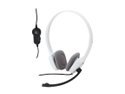 Refurbished: Logitech H150 3.5mm Connector Supra-aural Stereo Headset - White