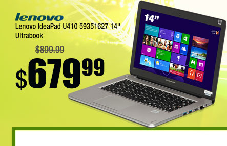 Lenovo IdeaPad U410 59351627 14" Ultrabook