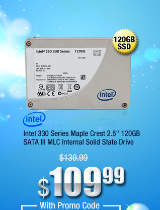 Intel 330 Series Maple Crest 2.5" 120GB SATA III MLC Internal Solid State Drive