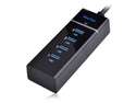 HooToo® HT-UH007 USB 3.0 HUB (4 Port, Bus-Powered, Built-in 1ft USB 3.0 Cable)