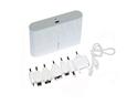 12000 mAh High-Capacity Dual USB Power Bank Charger with 7 Adapters