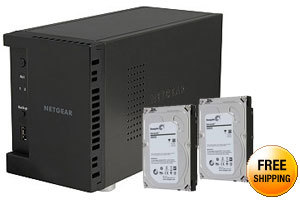 NETGEAR ReadyNAS 102 (RN10200-100NAS) Diskless System Network Storage
