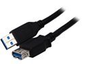 Coboc CY-U3-AAMF-6-BK 6 ft. Black USB 3.0 A Male to A Female Extension Cable 