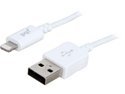 PQI MFi Certified, Apple approved, white 1.3 ft. Lightning Connector to USB Cable