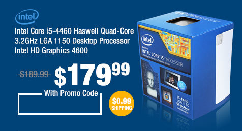 Intel Core i5-4460 Haswell Quad-Core 3.2GHz LGA 1150 Desktop Processor Intel HD Graphics 4600 