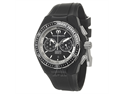 TechnoMarine 110017 Men's Cruise Sport Black Dial Silicone Quartz Chronograph Watch