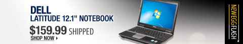 Newegg Flash - DELL Latitude 12.1" Notebook.