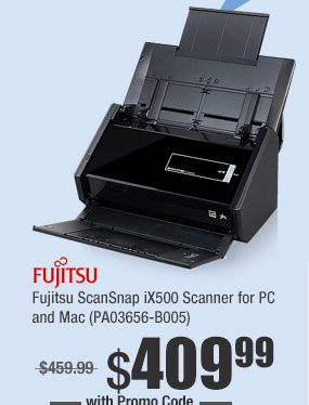 Fujitsu ScanSnap iX500 Scanner for PC and Mac (PA03656-B005)