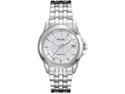 Bulova Precisionist 96M121 Women's Mother-of-Pearl Dial Stainless Steel Analog Watch