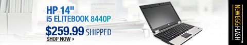 Newegg Flash  HP 14" i5 EliteBook 8440P