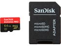 SanDisk Extreme Pro 64GB microSDXC Flash Card Model SDSDQXP-064G-G46A