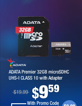 ADATA Premier 32GB microSDHC UHS-I CLASS 10 with Adapter
