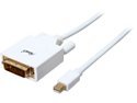 Rosewill RCDC-14019 - 10-Foot White Mini DisplayPort to DVI Cable - 32 AWG, Male to Male