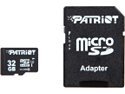 Patriot LX Pro 32GB microSDHC Flash Card - OEM