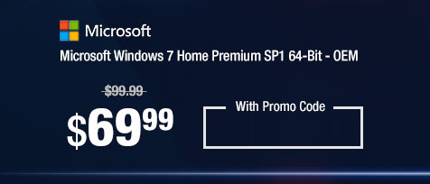 Microsoft Windows 7 Home Premium SP1 64-Bit - OEM
