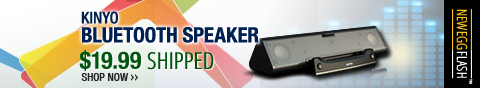 Newegg Flash - Kinyo bluetooth speaker.