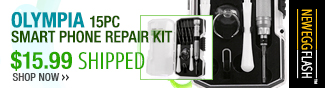 olympia 15pc smart phone repair kit