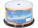 Optical Quantum 8.5GB 8X DVD+R DL White Inkjet Hub Printable 50 Packs Spindle Disc