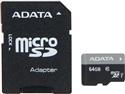 ADATA Premier 64GB microSDXC Flash Card with Adapter