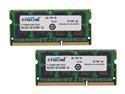 Crucial 16GB (2 x 8G) 204-Pin DDR3 SO-DIMM DDR3L 1600 (PC3L 12800) Laptop Memory