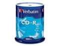 Verbatim 700MB 52X CD-R 100 Packs Spindle Disc Model 94554
