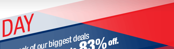 A week of our biggest deals so far this year…up to 83% off.