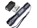 LEMAI Ultrafire WF-501B Torch Flashlight - 5 Light Settings - 1800 Lumens, with XM-L u2 CREE LED - Including 1 X Charger + 2 x 5000mAh Batteries