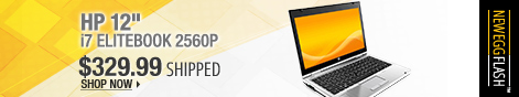 Newegg Flash - HP 12" i7 EliteBook 2560p