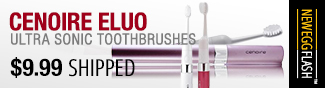 Newegg Flash - Cenoire eluo ultra sonic toothbrushes.