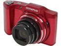 OLYMPUS Stylus SZ-14 V102080RU000 Red 14 MP 24X Optical Zoom Digital Camera 