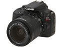 Canon EOS Rebel SL1 (8575B003) Black 18.0 MP Digital SLR Camera with 18-55mm IS STM Lens
