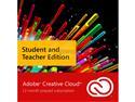 Adobe Creative Cloud Membership for Student & Teacher - 12 Month Subscription - Digital Delivery