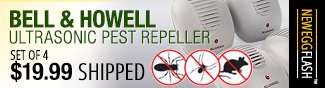Newegg Flash - Bell & Howell Ultrasonic Pest Repeller.