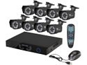 Night Owl 16 Channel DVR with HDMI, 8 X 600 TVL Cameras, Surveillance DVR Kit (No HDD)