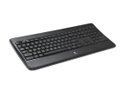 Refurbished: Logitech K800 Black USB RF Wireless Slim Illuminated Keyboard