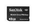 Refurbished: Sandisk 8gb Memory Stick PRO Duo Flash Memory Card SDMSPD-008G w/ Jewel Case