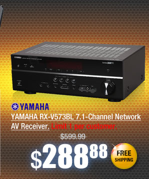 YAMAHA RX-V573BL 7.1-Channel Network AV Receiver