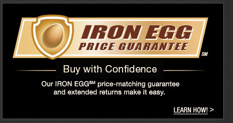 Iron Egg. Buy with configdenc. Our IRON EGG price-matching guarantee and extended returns make it easy.