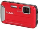 Panasonic LUMIX DMC-TS25R Red 16.1 MP 4X Optical Zoom Waterproof Digital Camera