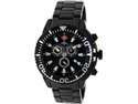 Swiss Precimax Men's Pulse Pro SP13105 Black Stainless-Steel Swiss Chronograph Watch with Black Dial
