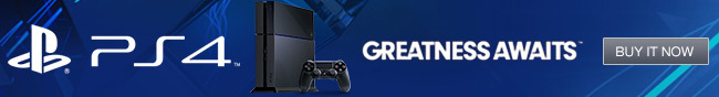 ps4 - greatness awaits. buy it now.