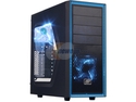 DEEPCOOL TESSERACT SW Mid Tower Computer with Side Window and 2 Blue LED Fans