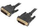 Coboc 6 ft.Black Color 28AWG Solid Copper Conductor DVI-D Dual-Link(24+1) Male to Male Digital Video Cable