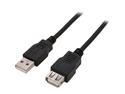 Nippon Labs Black 15 ft. USB cable A/Male to A/Female extension 15ft USB cable