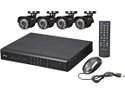 SHIELD series 8 Channel H.264 Level Surveillance DVR kit + 4 * 700TVL Cameras