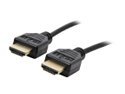 Coboc 25 ft. gold plated, High speed HDMI to HDMI A/V Cable (Black) 