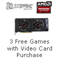 3 Free Games with Video Card Purchase