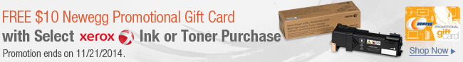 XEROX - Free $10 Newegg Promotional Gift Card
