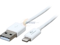 Coboc iSyncLT8-6-WH MFi Certified, Apple approved, White 6ft 8-Pin Lightning Connector to USB Cable